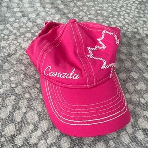Pink Canada Hat
